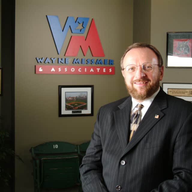Wayne Messmer in his office